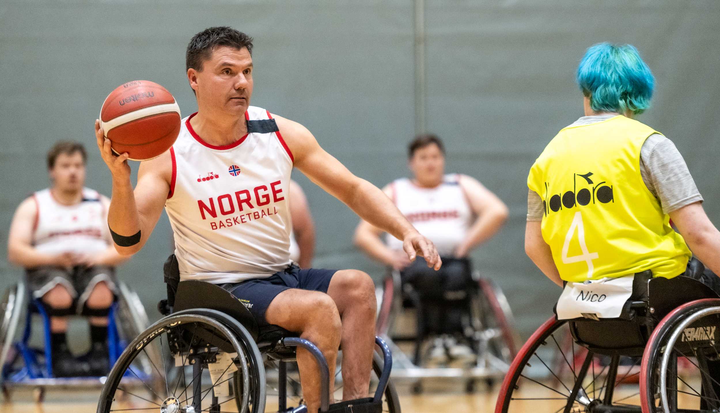 Håvard Hanken fra Sula SK Wheelers og resten av rullestol-landslaget deltar i Malmö Open andre helg i februar.
FOTO: ASTRID HAGLAND GJERDE 