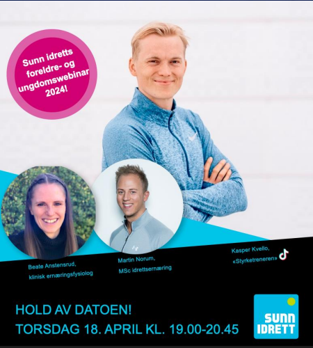 Hold av datoen - Torsdag 18. april kl 19-20.45
