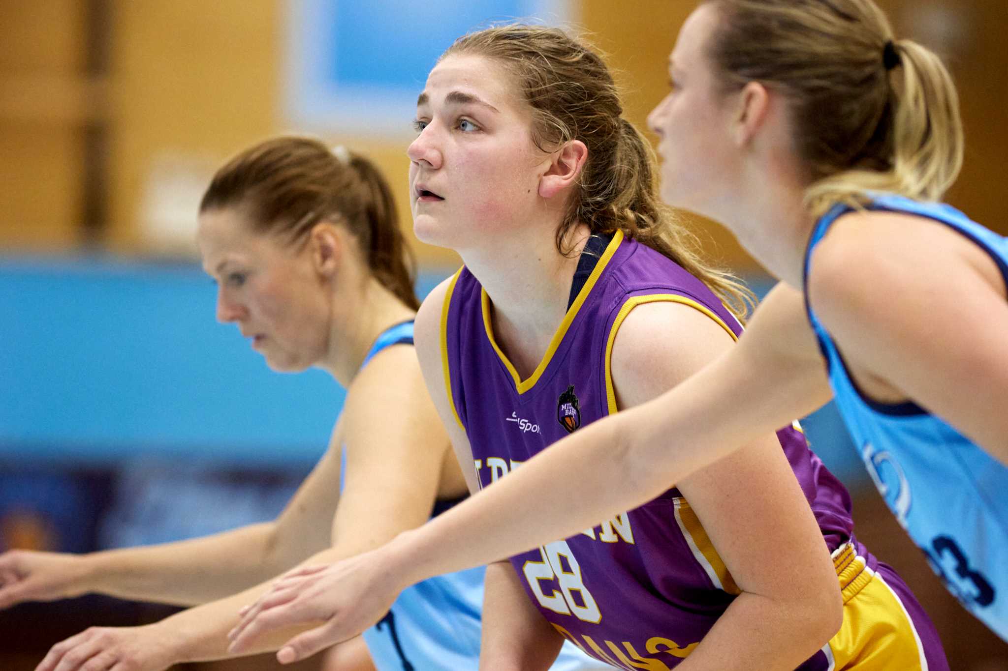 Kari Kyrkjebø var sentral for Midtbyen med 17 poeng og 15 returer da Tromsø Storm Ungdom ble slått 82-56 lørdag. Bildet er fra Midtbyens kamp mot Bærum i Nadderudhallen 21. november.
FOTO: ESPEN HILDRUP 