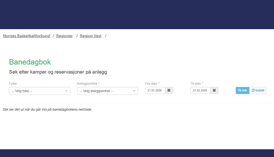 Ny banedagbok tilgjengelig